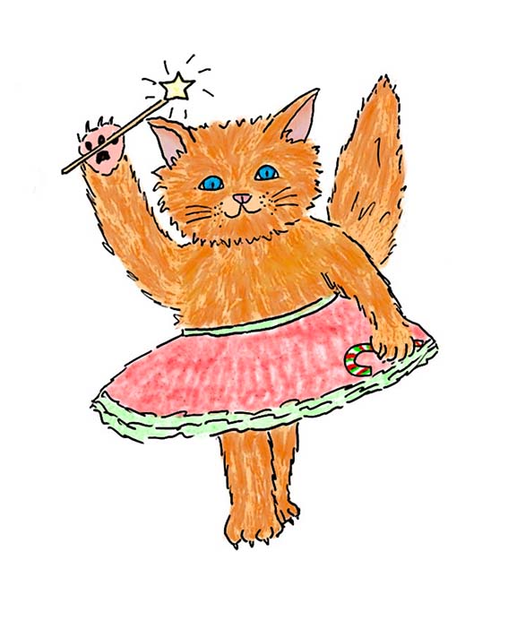 50sugarplum fairy cat