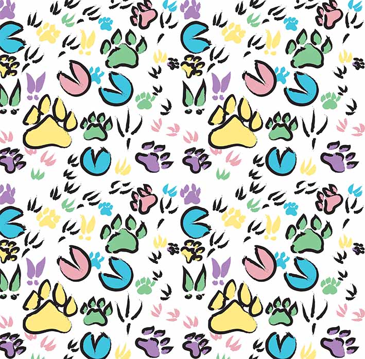 harlequin paw